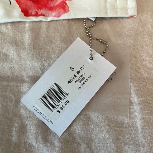 NWT We Wore What Rose Bikini Top - Picture 3 of 5